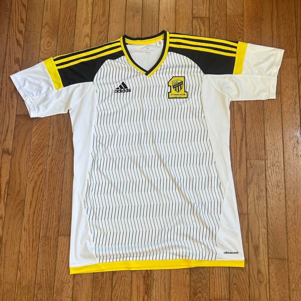 Adidas‎ Yellow and White Ittihad FC Jersey